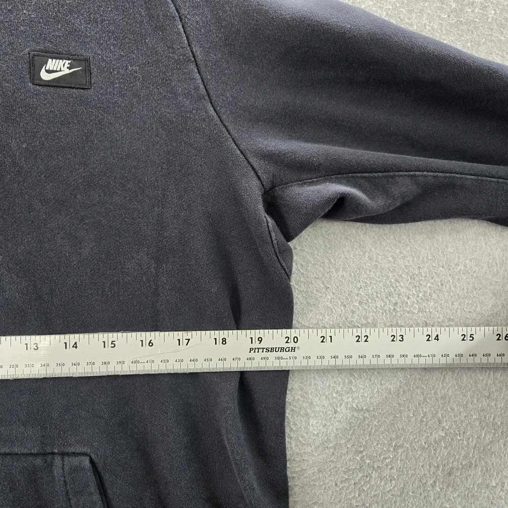 Nike Men Hoodie L Black 805128-010 Activewear Logo‎ Long Sleeve